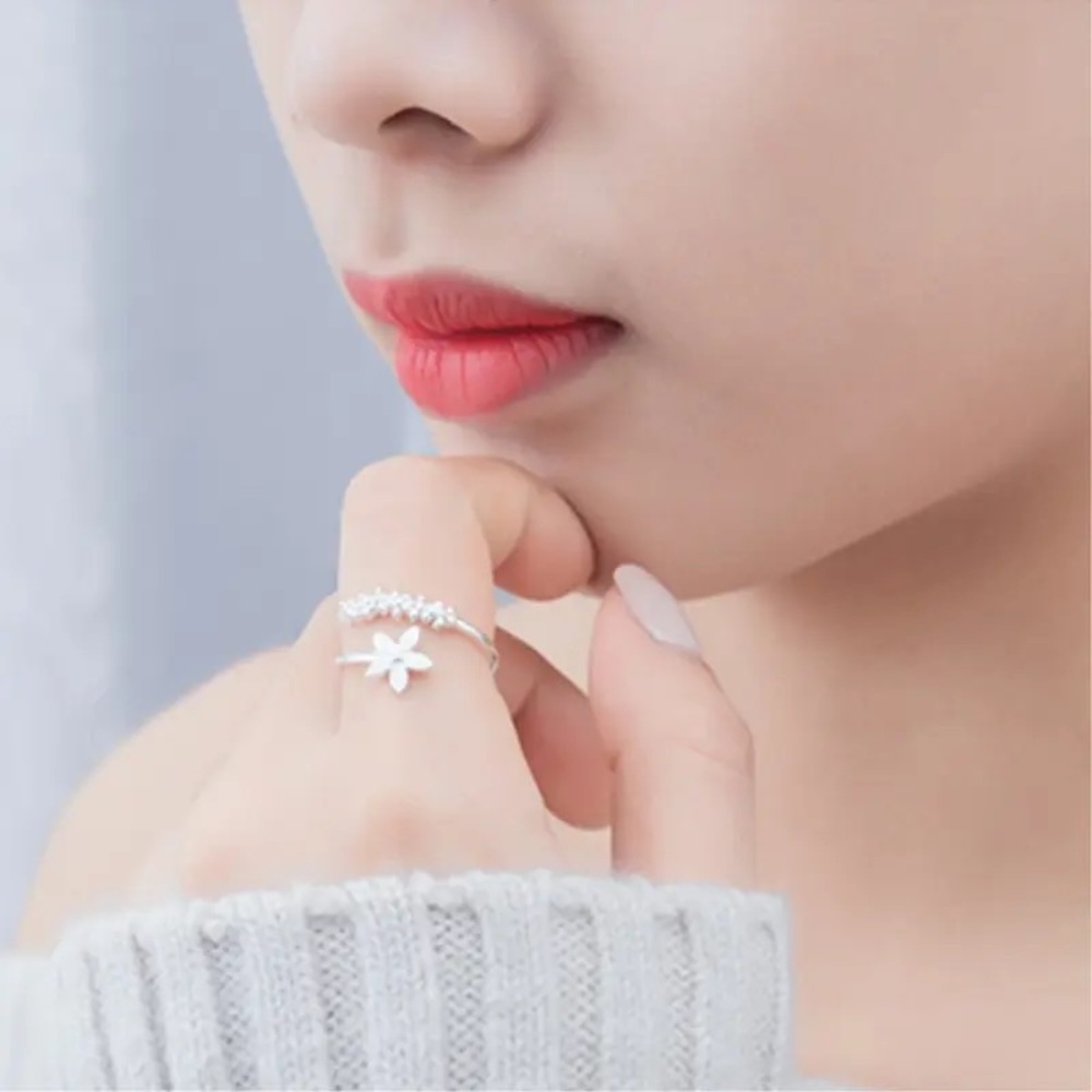 ◾️ Fresh Simple Flower Adjustable Ring - Picture 2 of 5